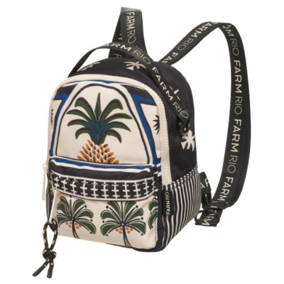 Mini Mochila Farm Borogodó Jardim Tropic 