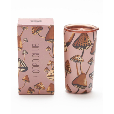 Copo Farm Glub 500Ml Cogumelo 