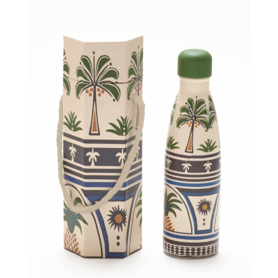 Garrafa Farm Glub Glub 500Ml Jardim Tropical