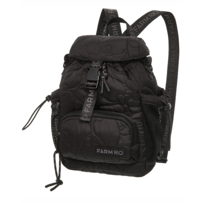 Mochila Farm Pipoquinha Lisos Preta