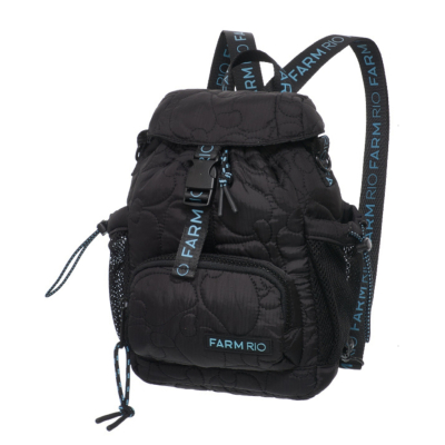Mochila Farm Pipoquinha Lisos Preta