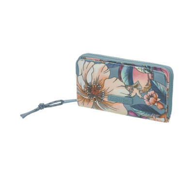 Carteira Farm Astral Romance Em Flor Azul