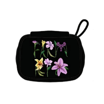 Necessaire Farm Xerô Romance Em Flor Preta