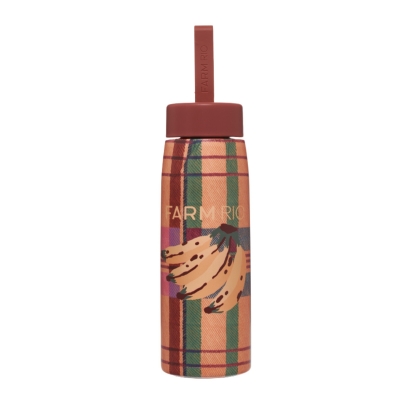 Garrafa Farm Que Sede 500Ml Sofia Xadrez Vinho